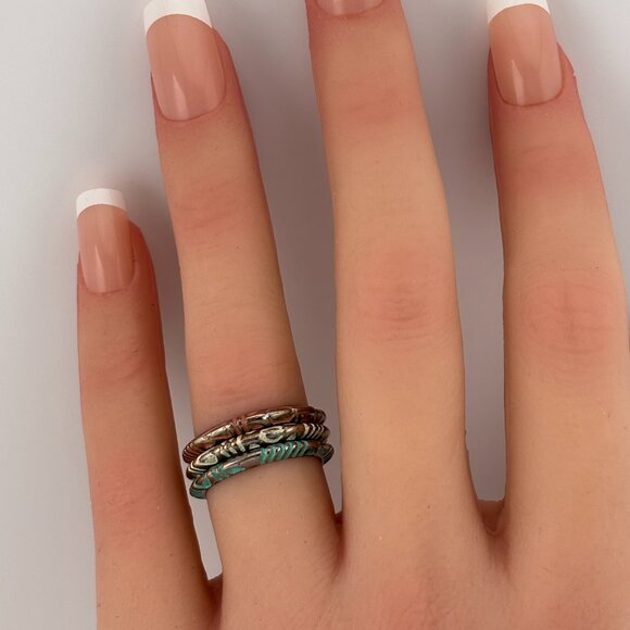 Set of 3 Stacking Symbol Rings - Picture 8 of 15